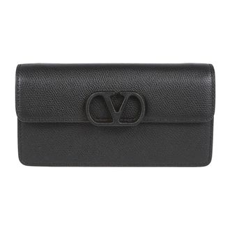Valentino Garavani Wallets & Cardholders, female, Black, Size: ONE SIZE VLogo Signature Wallet on Chain