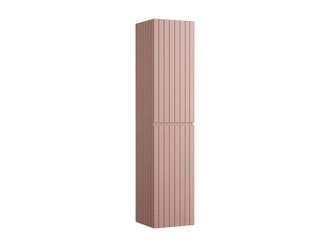 Vente-Unique Columna de ba&ntilde;o suspendida estriada rosa - H160 cm - SATARA