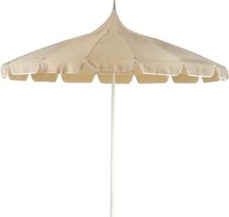 Beliani Sombrilla de jard&iacute;n 245 cm Beige