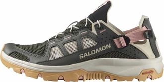 Salomon (WMNS) SALOMON Techamphibian 5 Dark Grey Peach Pink 477508