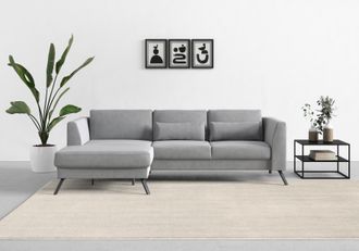 Sit&more Ecksofa »Lindholm L-Form« mit Sitztiefenverstellung und Federkern