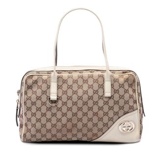 Gucci Pre-owned Gucci GG Canvas New Britt Shoulder Bag Unisex D1WNAAJ8T57CVRUI