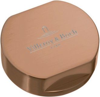 Villeroy & Boch Villeroy&boch - Pomo Para Mecanismo De 1 Cubeta En Acero Inoxydable Acabado Bronce