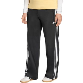 adidas Originals Smocked Firebird Track Pants in Black at Nordstrom, Size X-Small