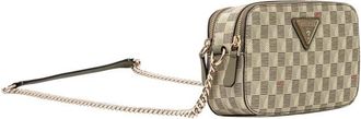 Guess Kleine crossbody tas - Dames - Schoudertassen - Beige - ONE Size - Leer - Tassen