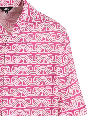 GCDS Viscose Mens Blouse