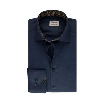 Stenstr&ouml;ms Casual overhemd - Heren - Casual Overhemden - Blauw - 4XL - Katoen - Overhemden