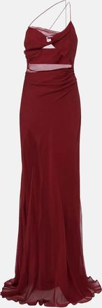 The Sei Sheer silk chiffon gown