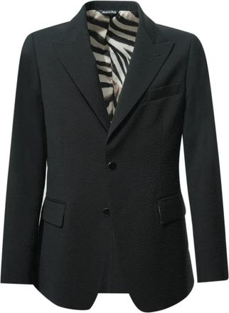 Reveres 1949 Single-breasted Jasje - Heren - Blazers - Blauw - M - Wol - Jassen