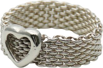 Tiffany & Co. Silver Silver 925 Band Ring (Pre-Owned)