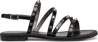 Geox Platte leren sandalen MADDALUSIA