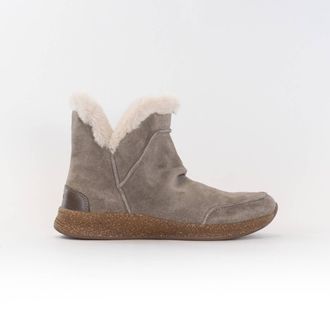 Taos Womens Future Mid Boot In Dark Taupe Suede