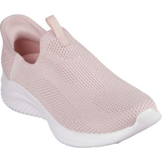 Skechers Ultra Flex 3.0 Easy Win Textile WoMens Rose Trainers - Size UK 4