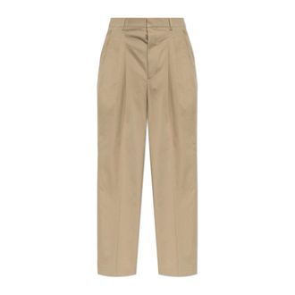 Ami Straight Trousers, male, Beige, Size: W42 Straight-leg trousers