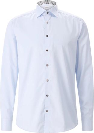 Stenstr&ouml;ms Formele Overhemden - Heren - Zakelijke Overhemden - Blauw - 3XL - Katoen - Overhemden