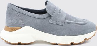 Tod's Mocassino in pelle scamosciata con traversina e suola in gomma