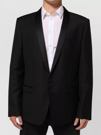 Dolce & Gabbana silk blend single-breasted suit blazer