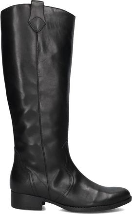 Gabor Elegante Hoge Laarzen - Dames - Hoge Laarzen - Zwart - 39 EU - Leer - Schoenen