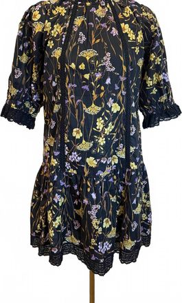 Entro Womens Floral Dress In Black