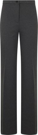 Pinko Broeken - Dames - Straight fit broeken - Grijs - S - Broeken