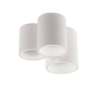 Netlighting Banjie Paintable Plaster Ceiling Lamp White GU10
