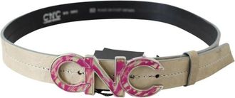 Costume National Riem - Dames - Riemen - Beige - ONE Size - Leer - Accessoires