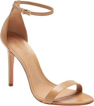 Schutz Cadey-Lee High Heel Sandals In Lightwood