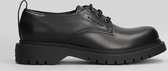 Givenchy Lace Up Shoes In Black Leather