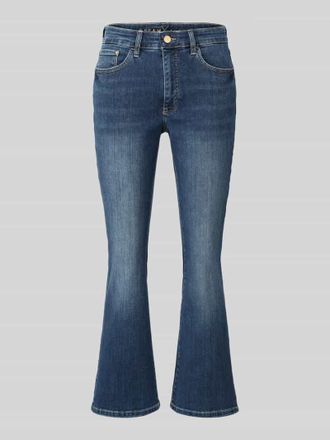 M.A.C Bootcut-Jeans aus Baumwoll-Mix in 7/8-L&auml;nge in Dunkelblau, Gr&ouml;&szlig;e 32/27