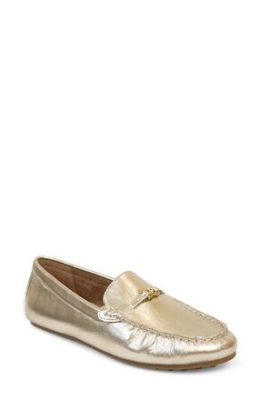 Aerosoles Drita Metallic Bit Loafer in Soft Gold Faux Leather at Nordstrom, Size 7.5