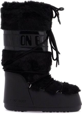 Moon Boot Logo Printed Lace-up Snow Boots