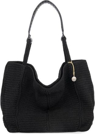 The Sak Los Feliz Large Tote Hand Crochet Bag in Black Crochet at Nordstrom