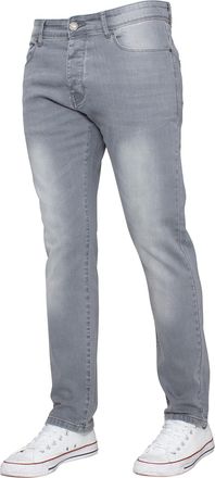 Enzo Jeans New Mens Designer Stretch Skinny Slim Blue Denim Jeans All Waist Sizes Grey 32 W X 34L