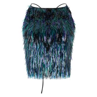 Alberta Ferretti Sleeveless Top with Sequins - female - Alberta Ferretti - Sleeveless Tops - Multicolor - S - Tops
