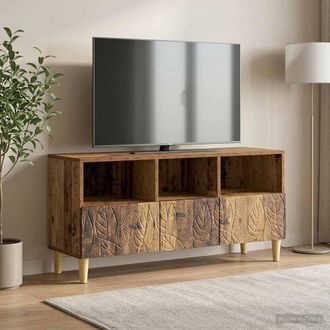 vidaXL Vidaxl Mobile Tv 102 X 34,5 X 50 Cm Legno Antico Legno