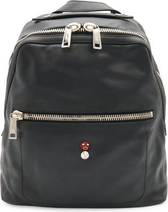 Fendi Black Leather Backpack Pouch (Pre-Owned)