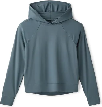 Rhone Womens Serene Studio Hoodie Blue XS
