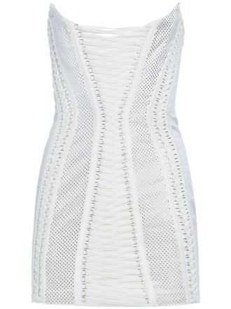 Retrof&ecirc;te Mirielle embellished dress - women - Acetate/Polyester - M - White