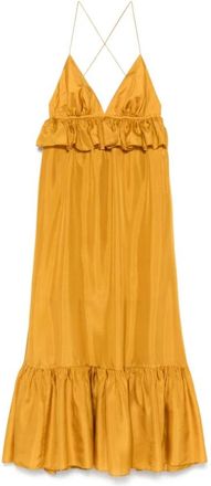 Zimmermann Dames, Jurken, Geel, Maat: L Zijde