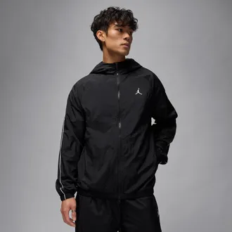 Nike Jordan Mens Jordan Sport Classic Hooded Jacket in Black | IB2241-010