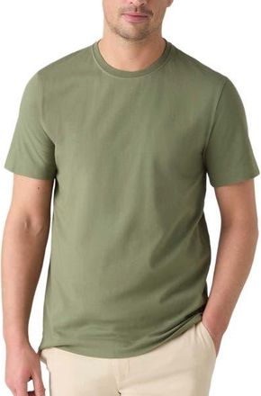 Robert Talbott Stretch Jersey Dean Tee in Classic Olive at Nordstrom, Size Xx-Large