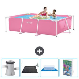 Intex Piscina Con Estructura Rectangular - 220x150x60 Cm - 7-piezas Scb126