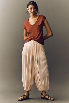 Pilcro The Quinn Short-Sleeve V-Neck Tee by Pilcro