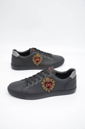 Dolce & Gabbana Heren Geborduurde Lage Sneakers