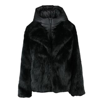 Bomboogie Ecopelliccia Jas - Dames - Jassen - Zwart - Maat: XL Poliester