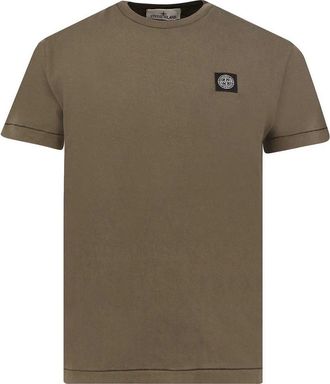 Stone Island T-Shirt In Cotone