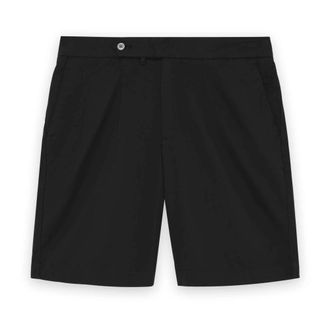 Lyle & Scott Superfine Chino Shorts - Heren - Korte broeken - Zwart - Maat: W28 Katoen
