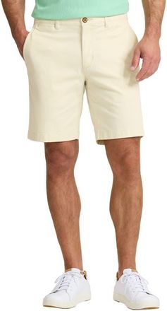 Tommy Bahama Boracay Island Flat Front Stretch Shorts in Spray at Nordstrom, Size 52 X