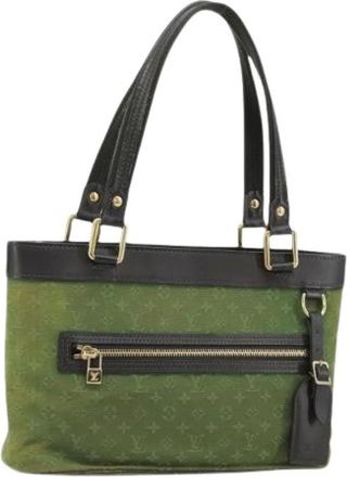 Louis Vuitton Pre-owned Handbags, female, Green, Size: ONE SIZE Pre-owned Vintage Monogram Mini Canvas Hand Bag