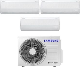 Samsung Aire Acondicionado Samsung Trial Split Inverter Aire Acondicionado Serie Windfree Avant 12+12+18 Con Aj100txj5kg R-32 Wi-fi Integrado12000+12000+18000